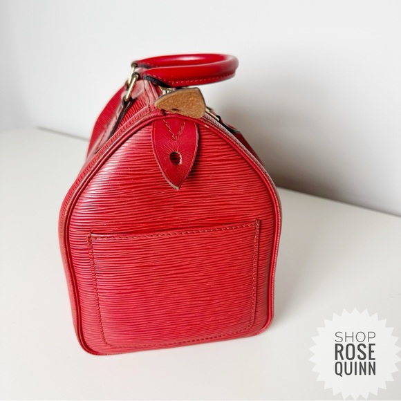 LOUIS VUITTON | Red Epi Leather Speedy 30 Vintage (SP1915) - Picture 5 of 10